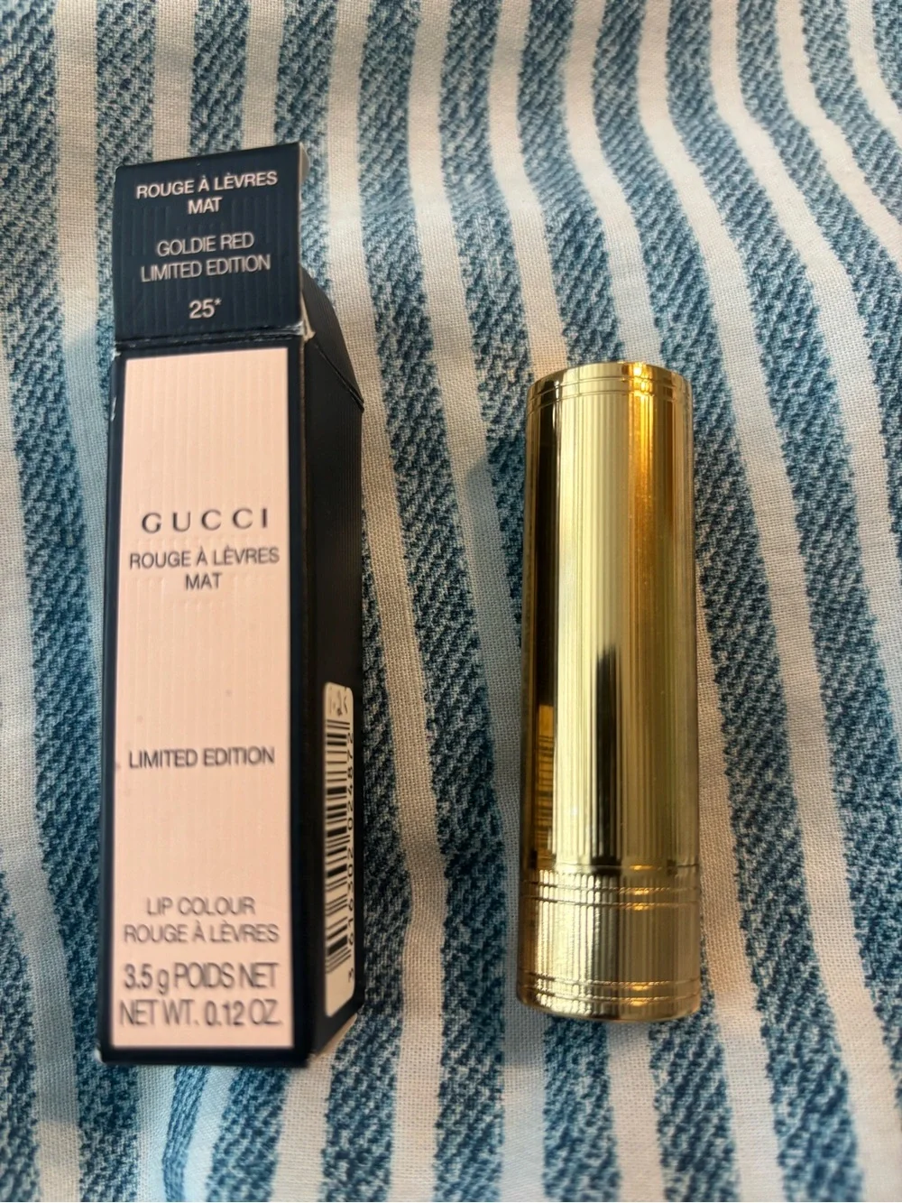 Gucci Rouge à Lèvres Long-Lasting Matte Lipstick - Goldie Red #25